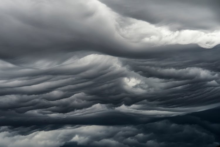 Asperitas Dark Clouds In Gloomy Sky