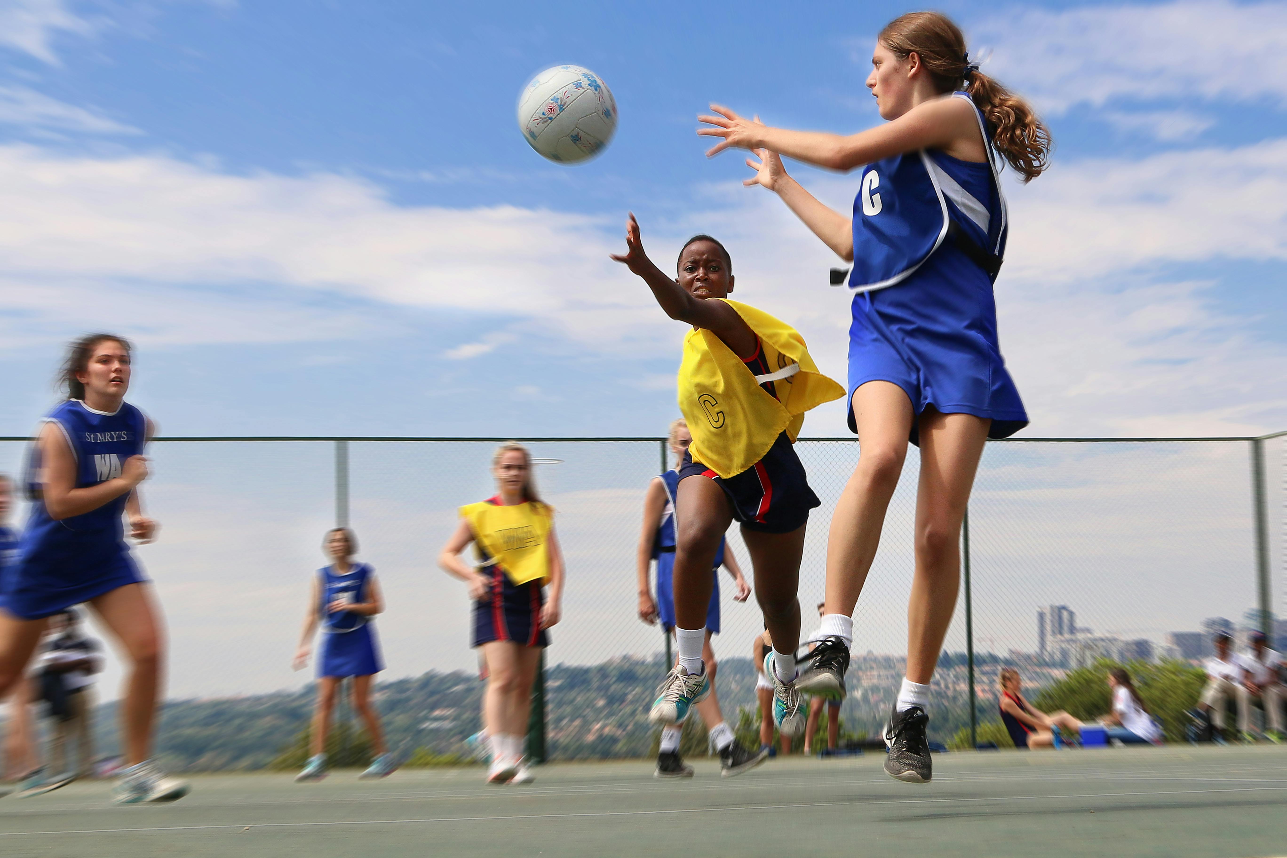 Free stock photo of netball x game x ball x sport