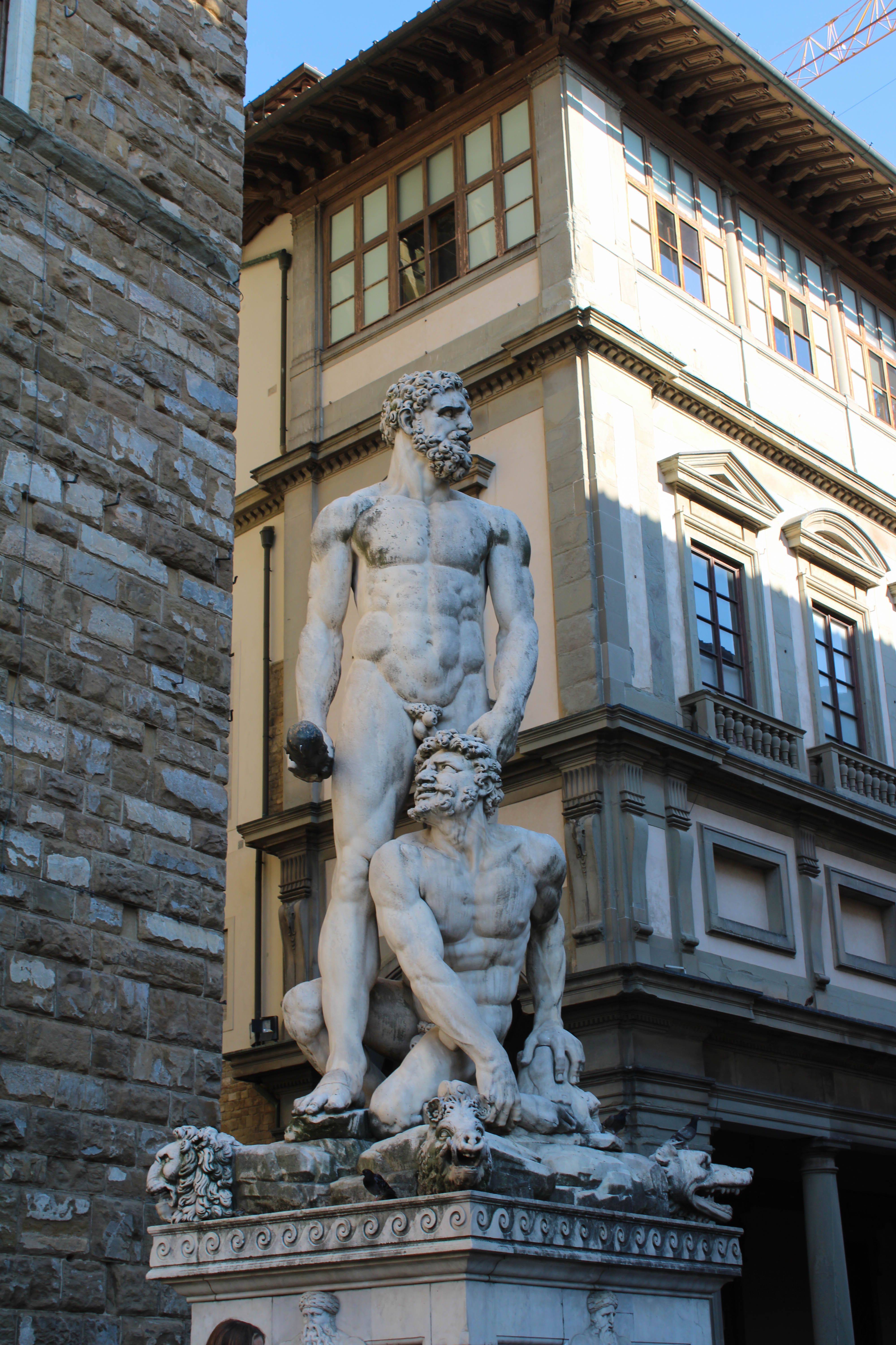 Hercules and Cacus Statue in Piazza della Signoria · Free Stock Photo