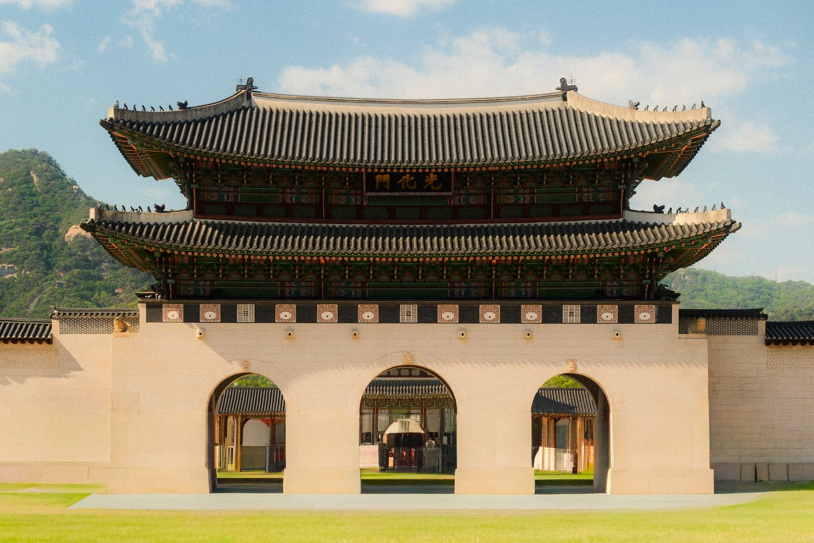 Bill Gates em reunião em Seul, Coreia do Sul