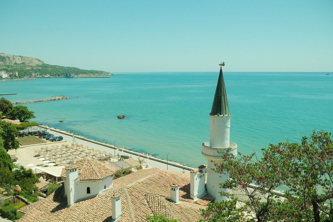 Mediterranean Coastal View with Historic Architecture · Free Stock Photo