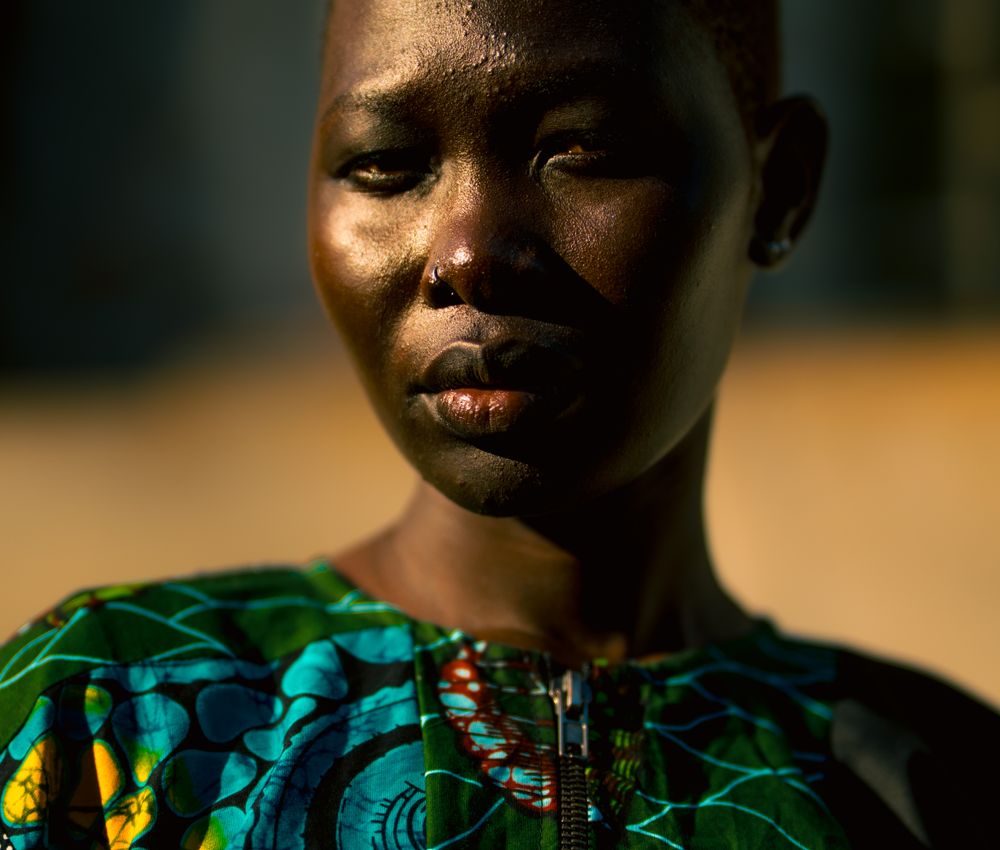 Portrait of an African woman
