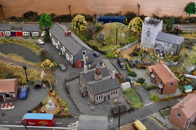 Miniature model village diorama — photo by Neville Hawkins on Pexels