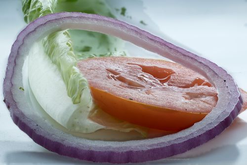 Free stock photo of lettuce, onion, red Stock Photo