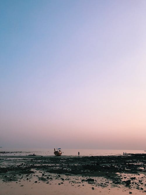 Gratis arkivbilde med solnedgang farger, solnedgang himmel, strand solnedgang