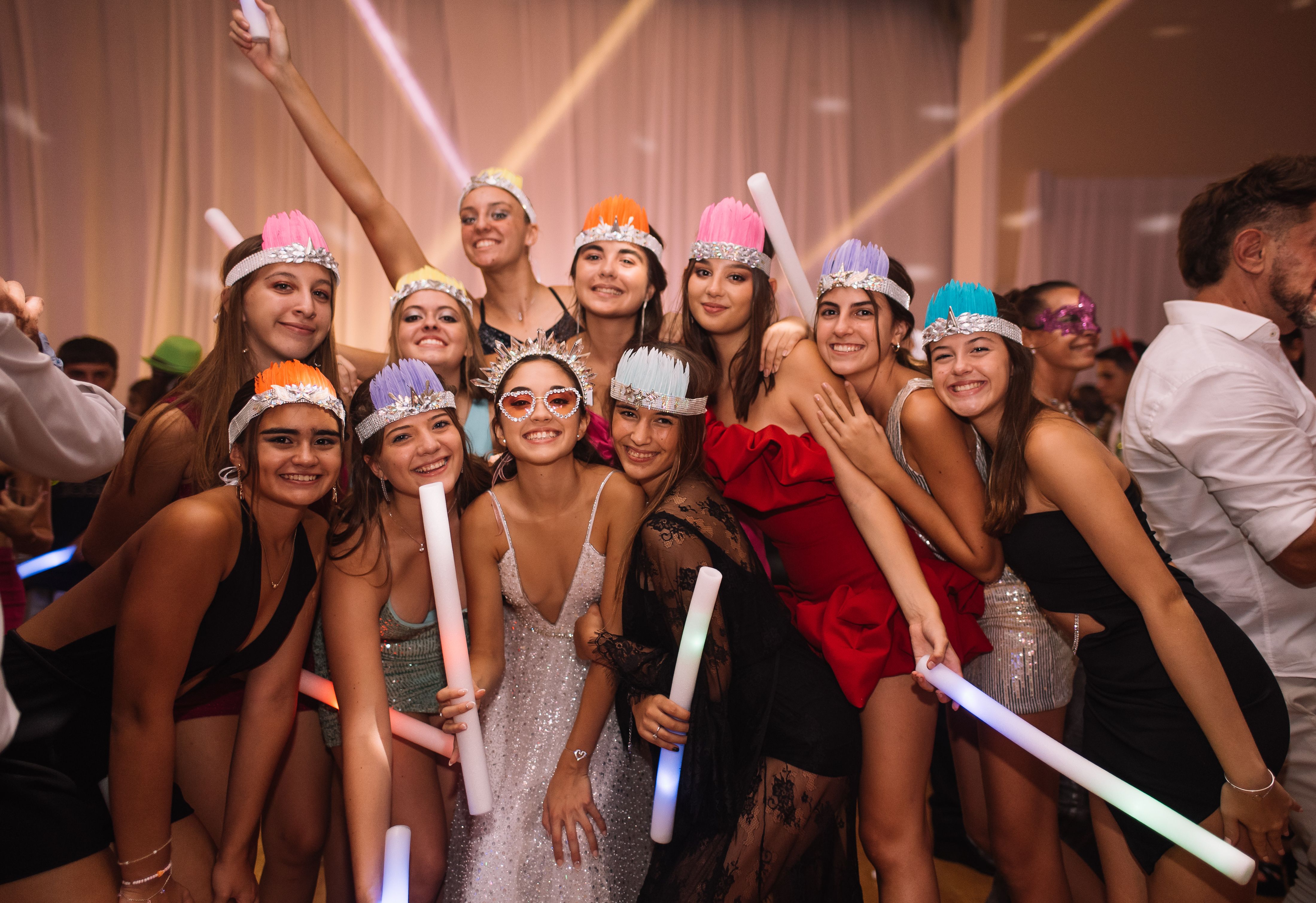 Joyful Celebration with Smiling Friends · Free Stock Photo