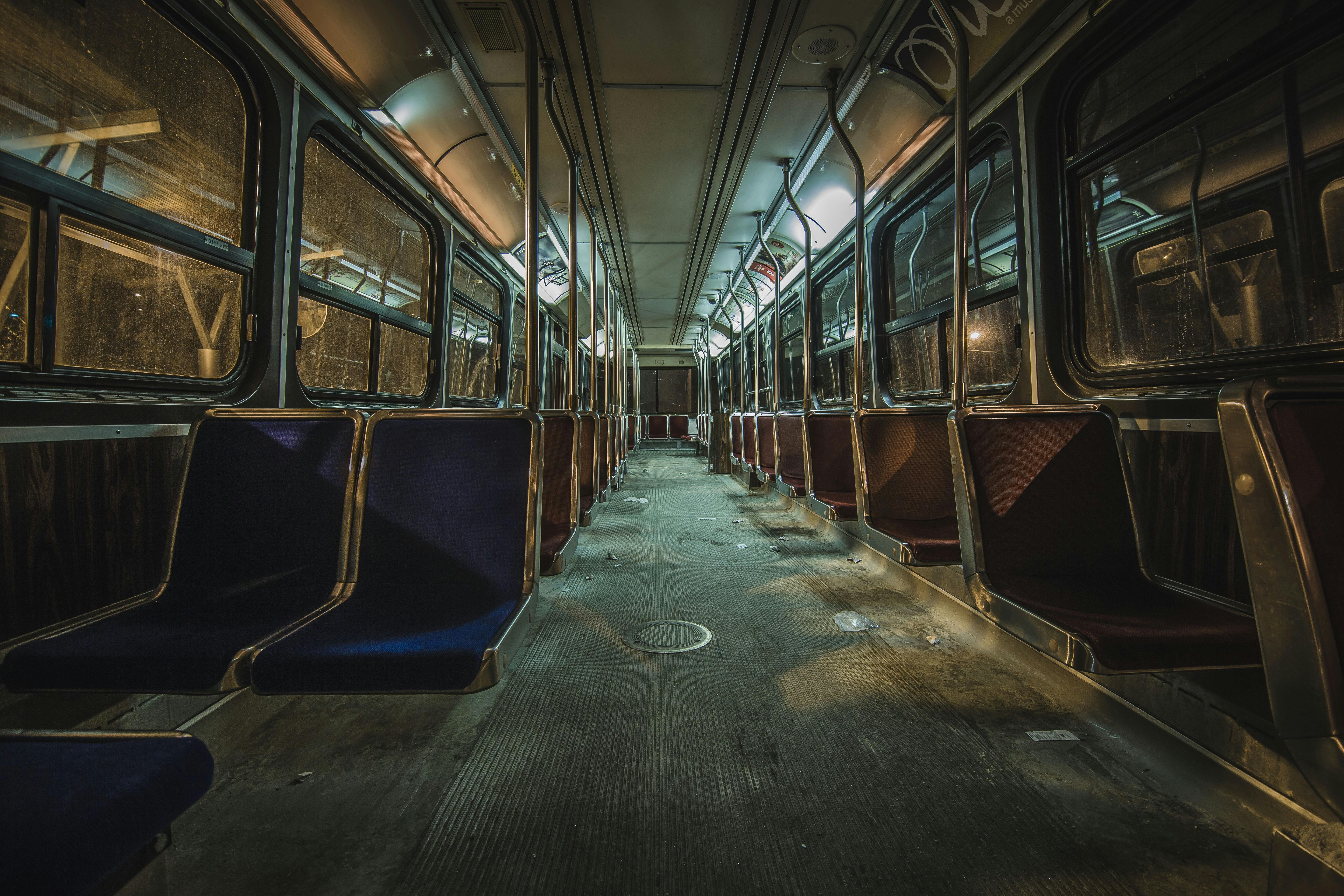 Empty Train Interior · Free Stock Photo