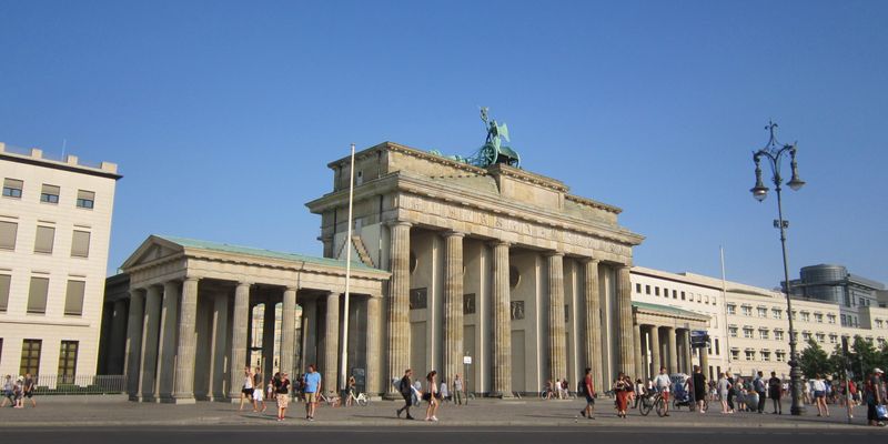La Puerta de Brandeburgo, en Berlín