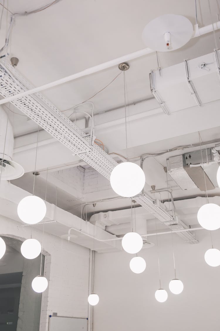 Light Fixtures In Office