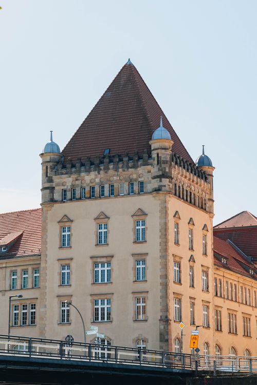 Free Neoclassical architecture in Berlin, showcasing intricate design and historic charm. Stock Photo