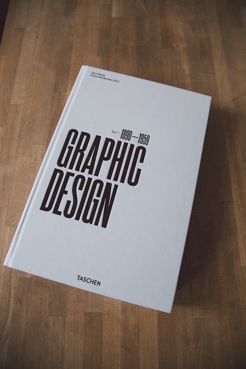 Weißes Und Schwarzes Grafikdesign Buch