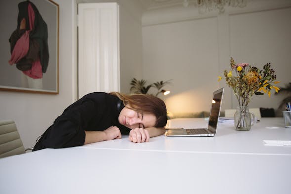 Photo Of Woman Sleeping On Table