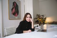 Founder working at a bright office desk — photo by Polina Zimmerman on Pexels