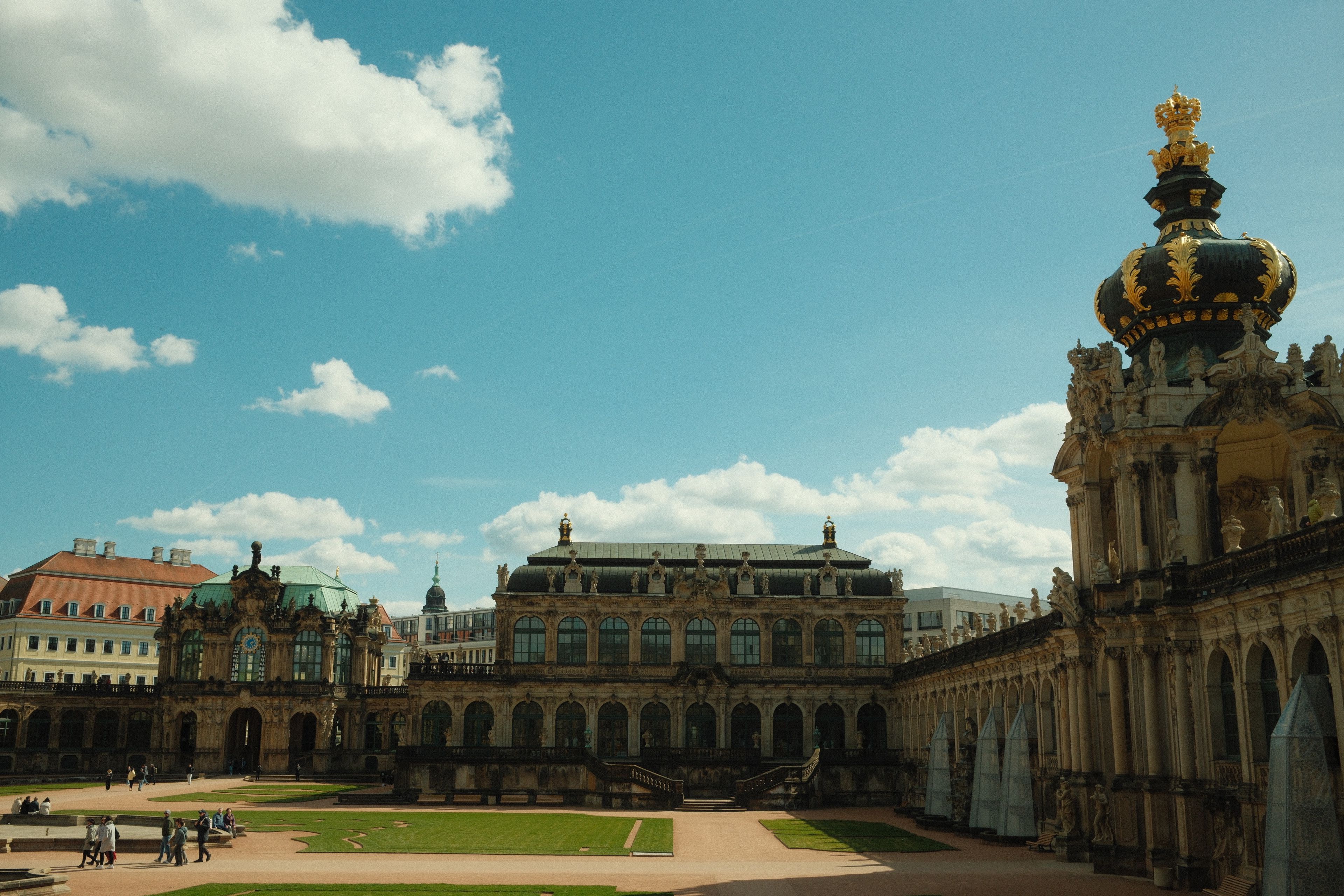 Historische Altstadt von Dresden mit barocker Architektur