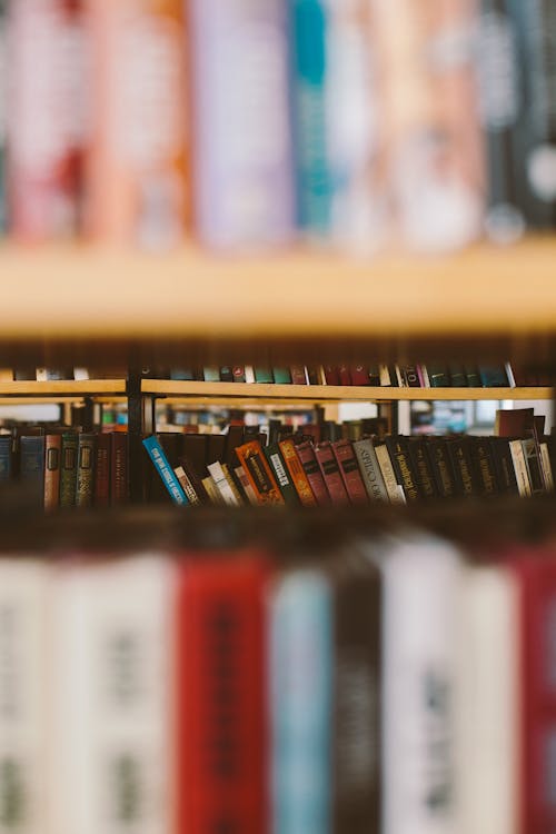 Selective Focus Photo Of Books On Bookshelf