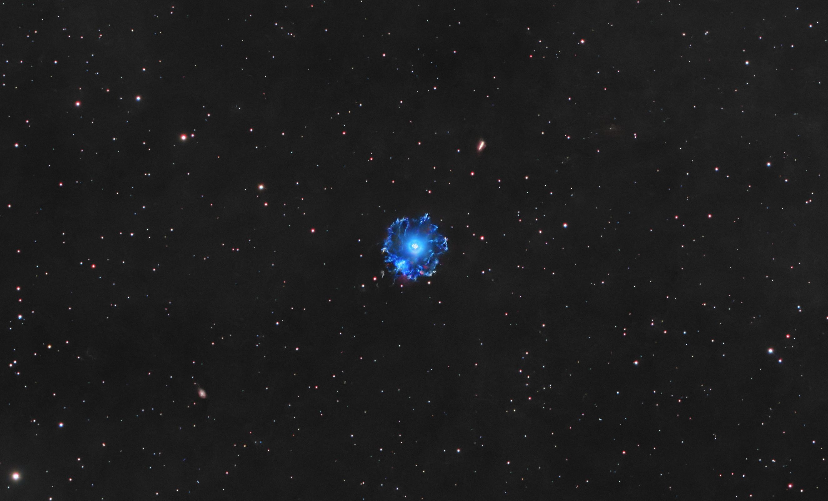 Stunning Blue Nebula in Star-Filled Sky · Free Stock Photo