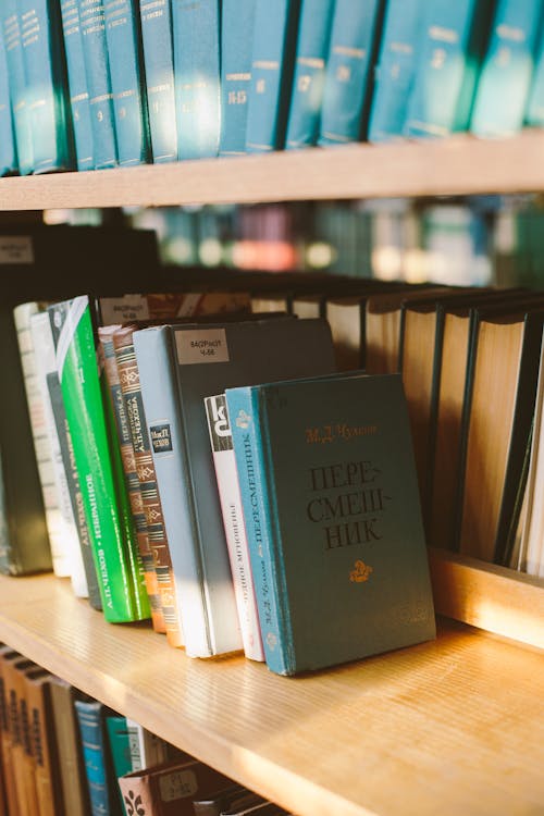 Close-Up Photo Of Books