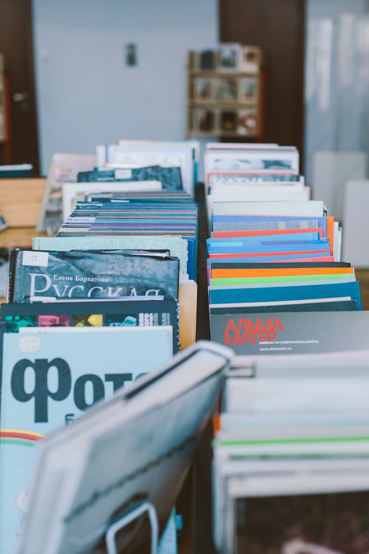 Photo Of Books Stacked Together