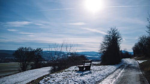 Free stock photo of beautiful, bench, hiking