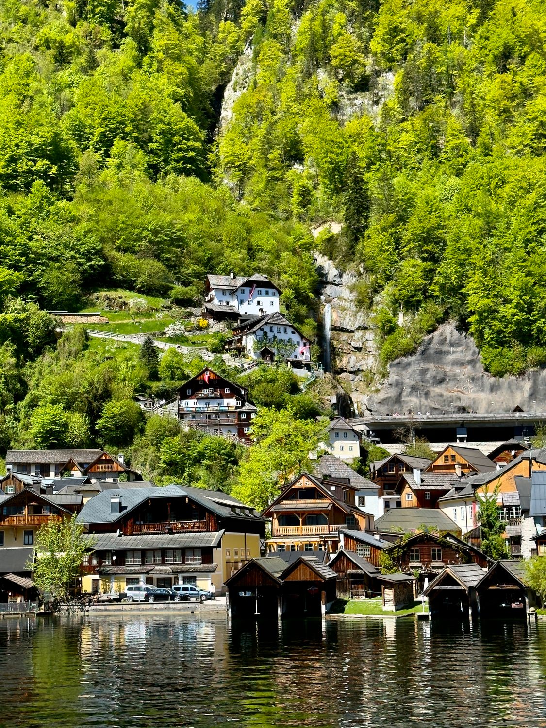 Halstatt Spring Charming Alpine Village of Hallstatt in Spring · Free Stock Photo