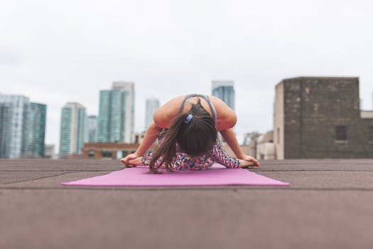 Free stock photo of city, person, woman, rooftop