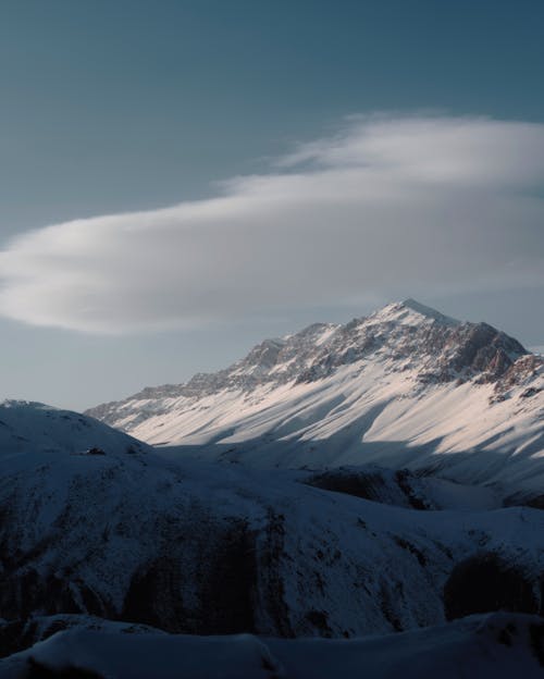 山, 白雪皚皚的山, 美在自然中 的 免费素材图片