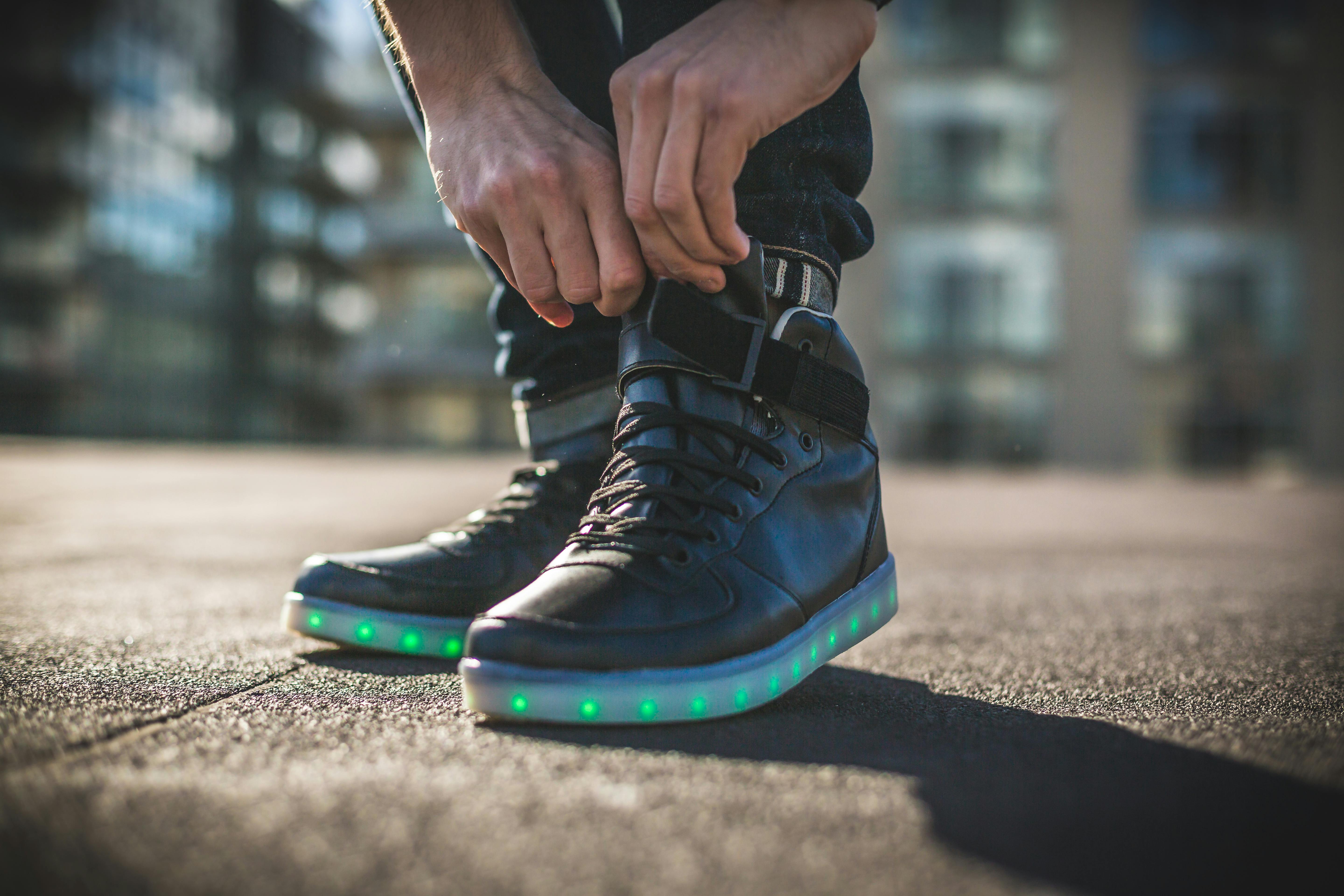 Person Wearing Black Shoes \u00b7 Free Stock Photo