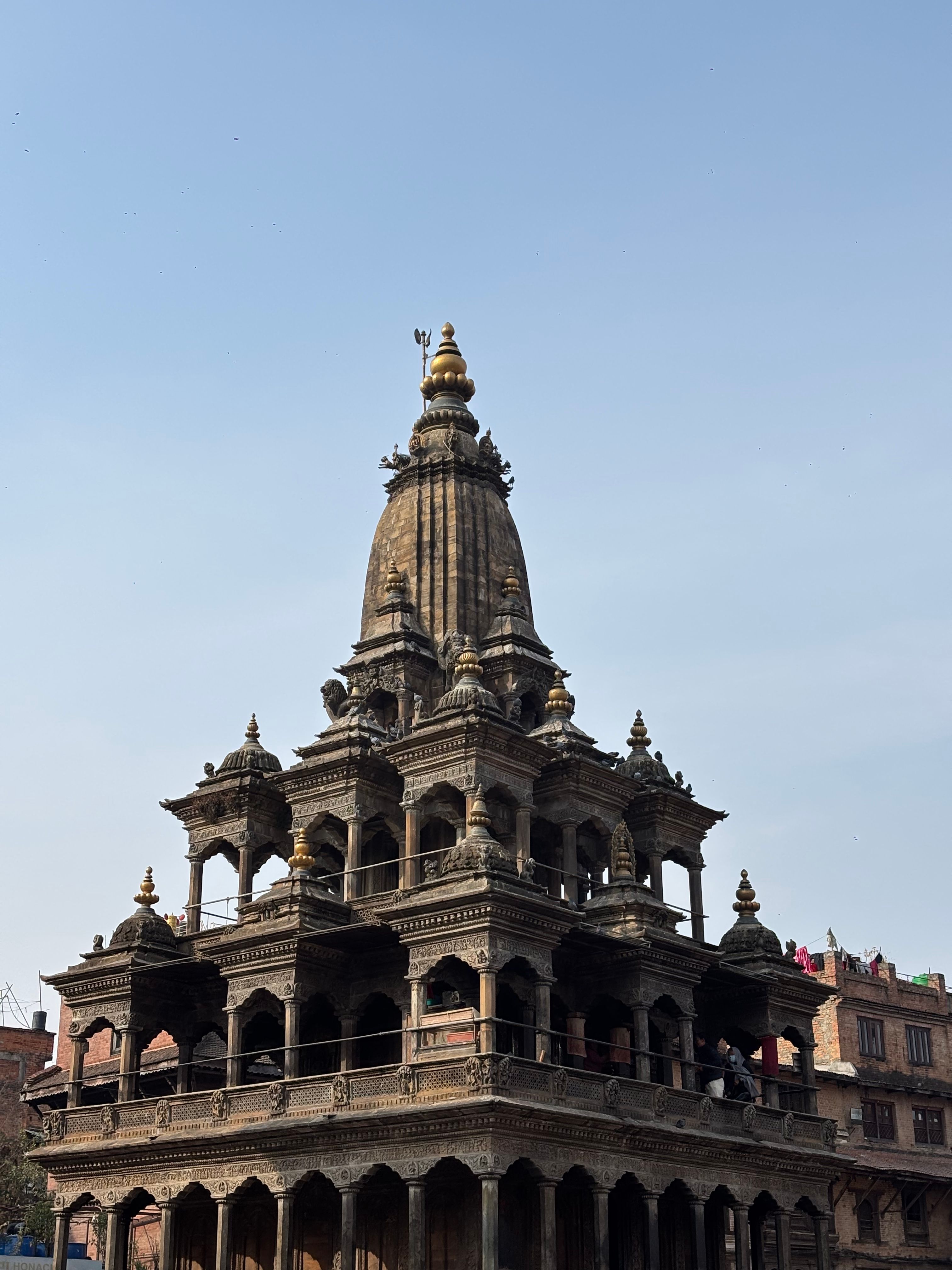 The stone Krishna Mandir in Patan Durbar Square