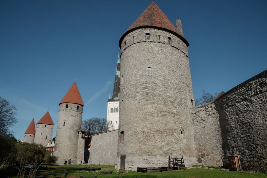 The medieval towers & walls