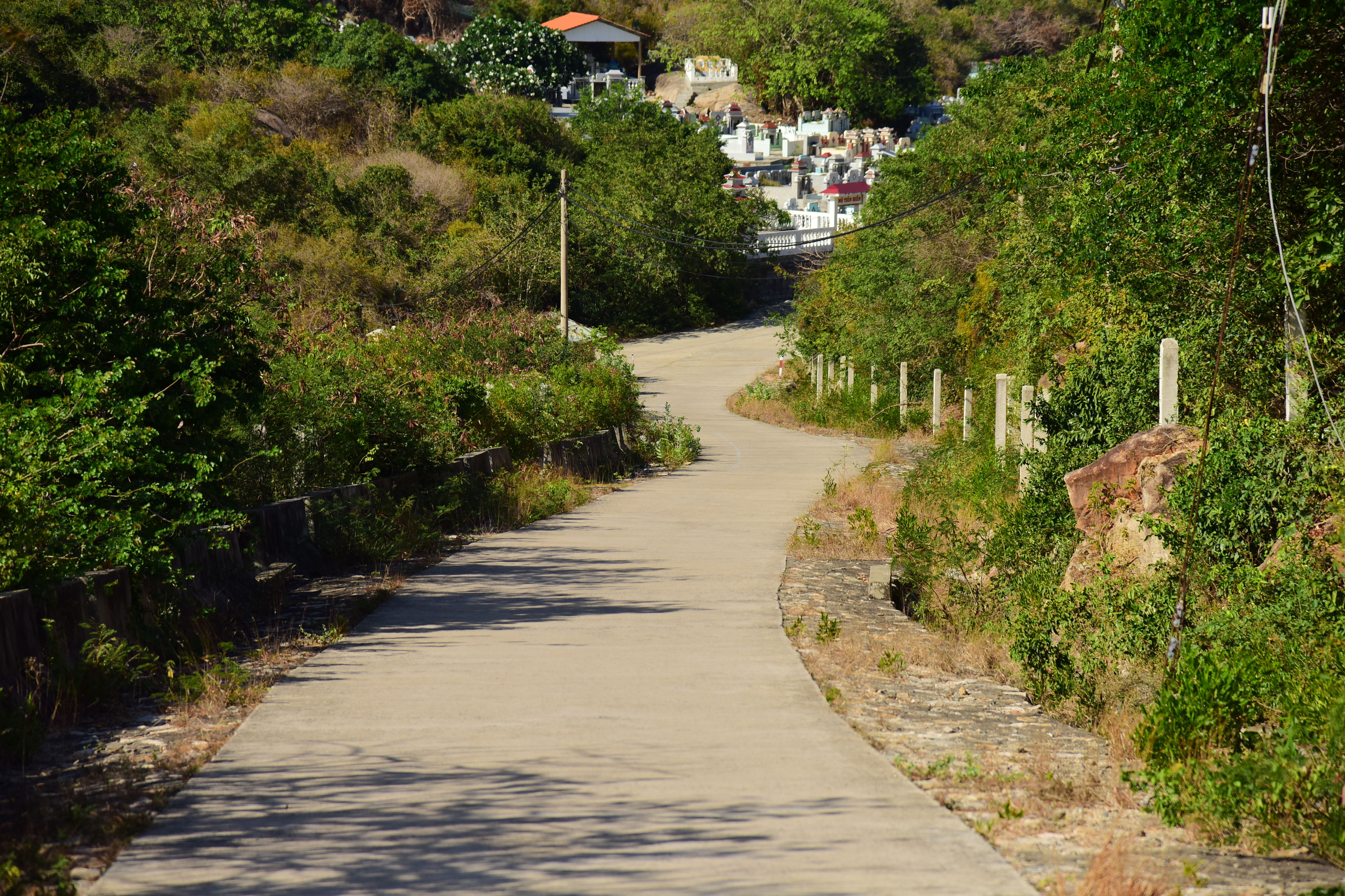 Cycle or walk the ridge road out of town