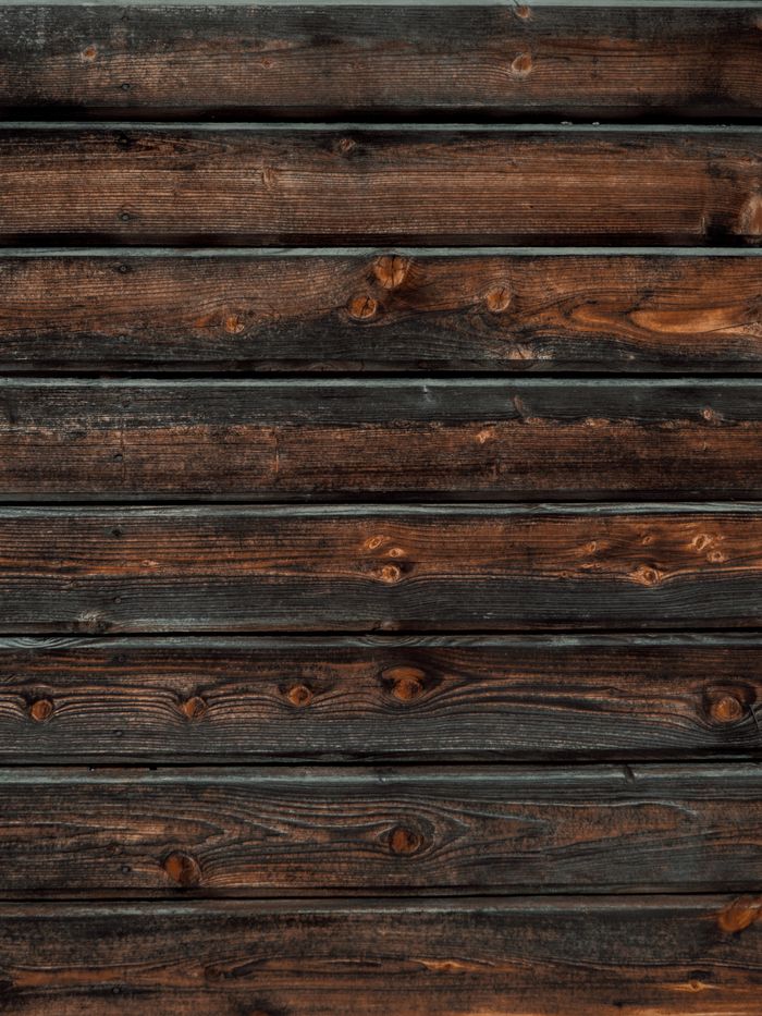 Panneau de bois rustique en gros plan