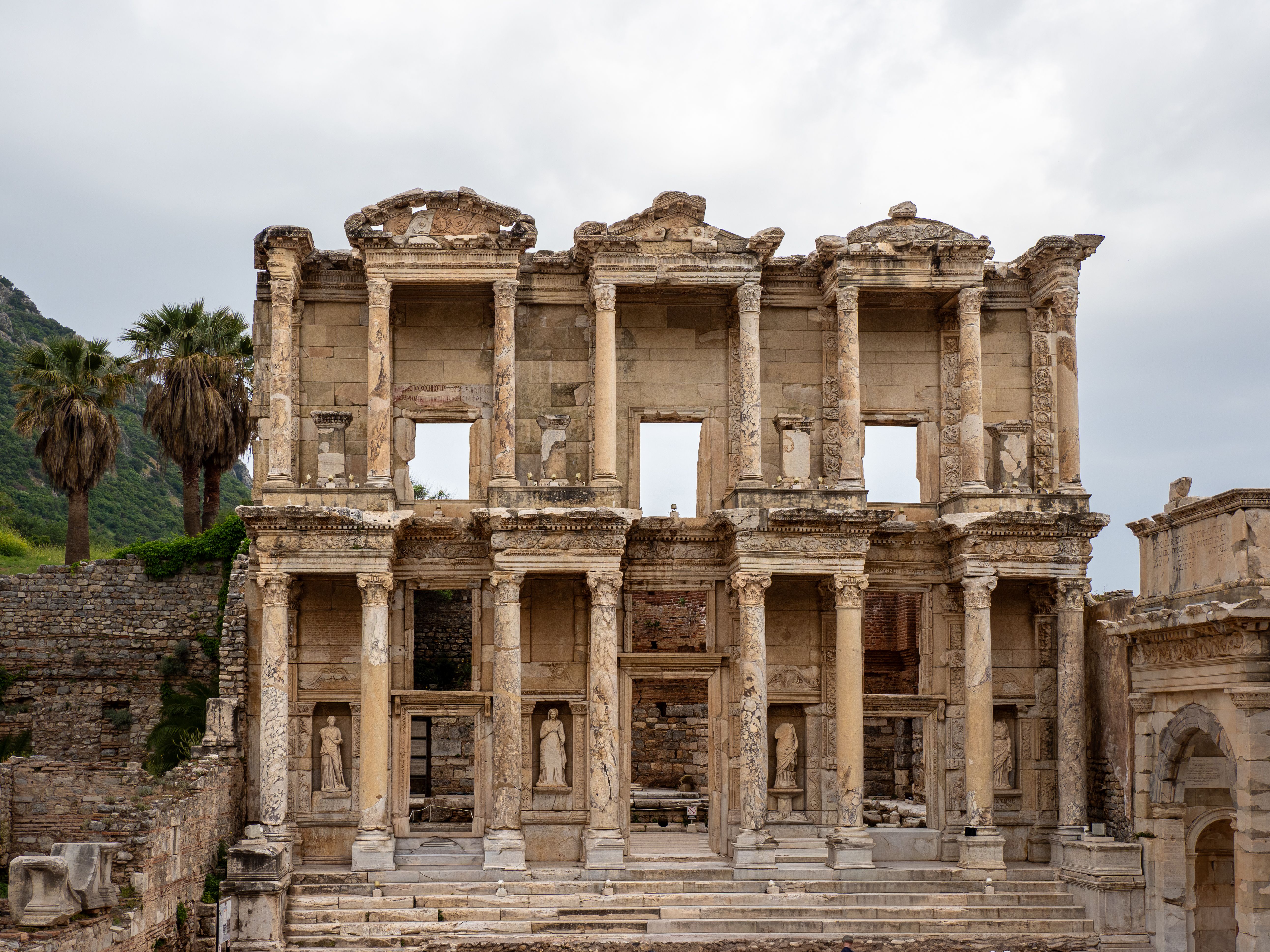 Library of Celsus ruins at Ephesus Ancient City, Turkey