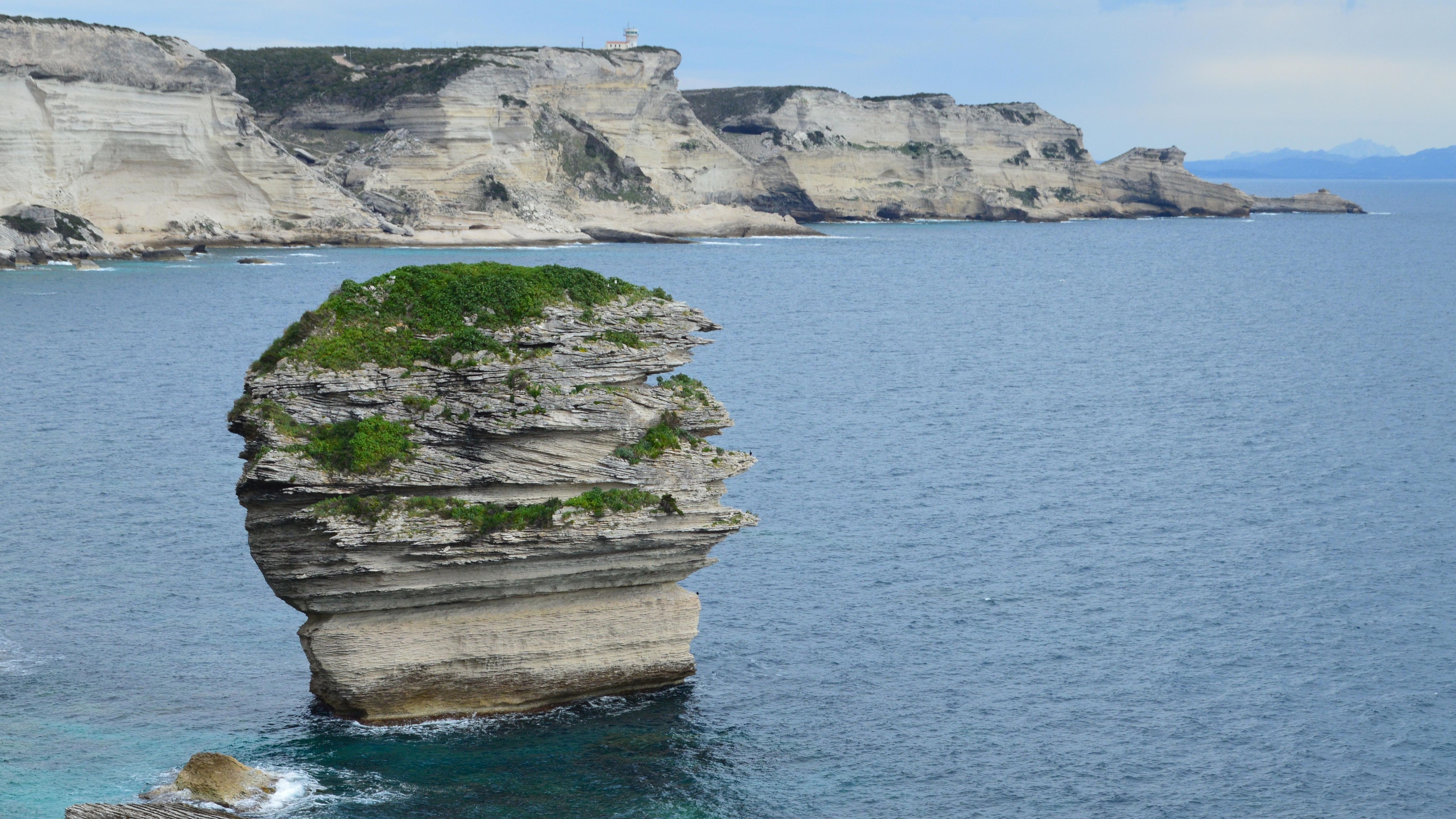 Stacked Rock Formation by Bonifacio Coast · Free Stock Photo