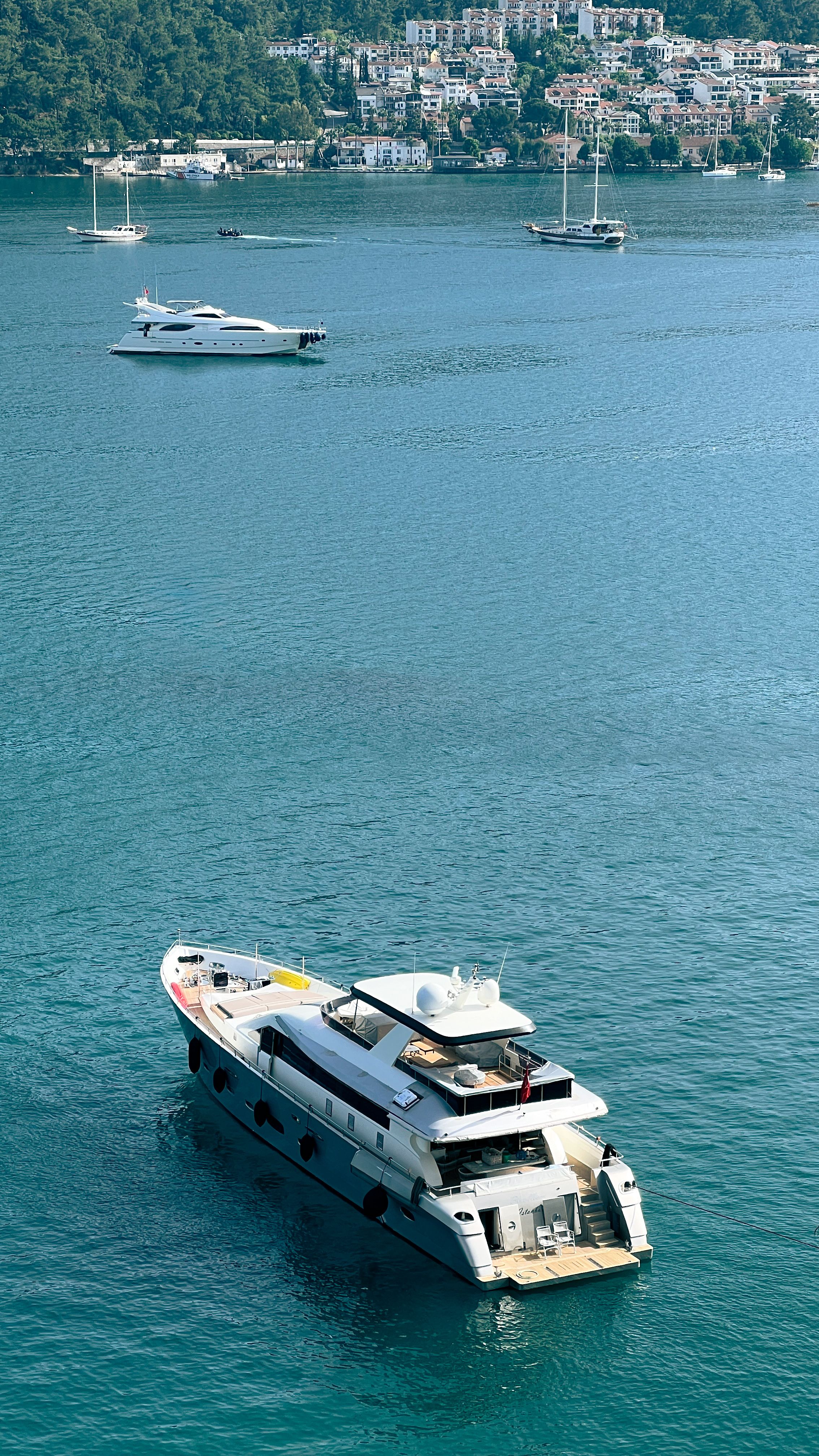 Yacht charter brochure with pricing details
