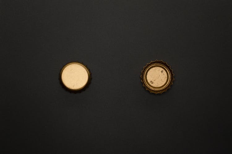 Gold Bottle Caps