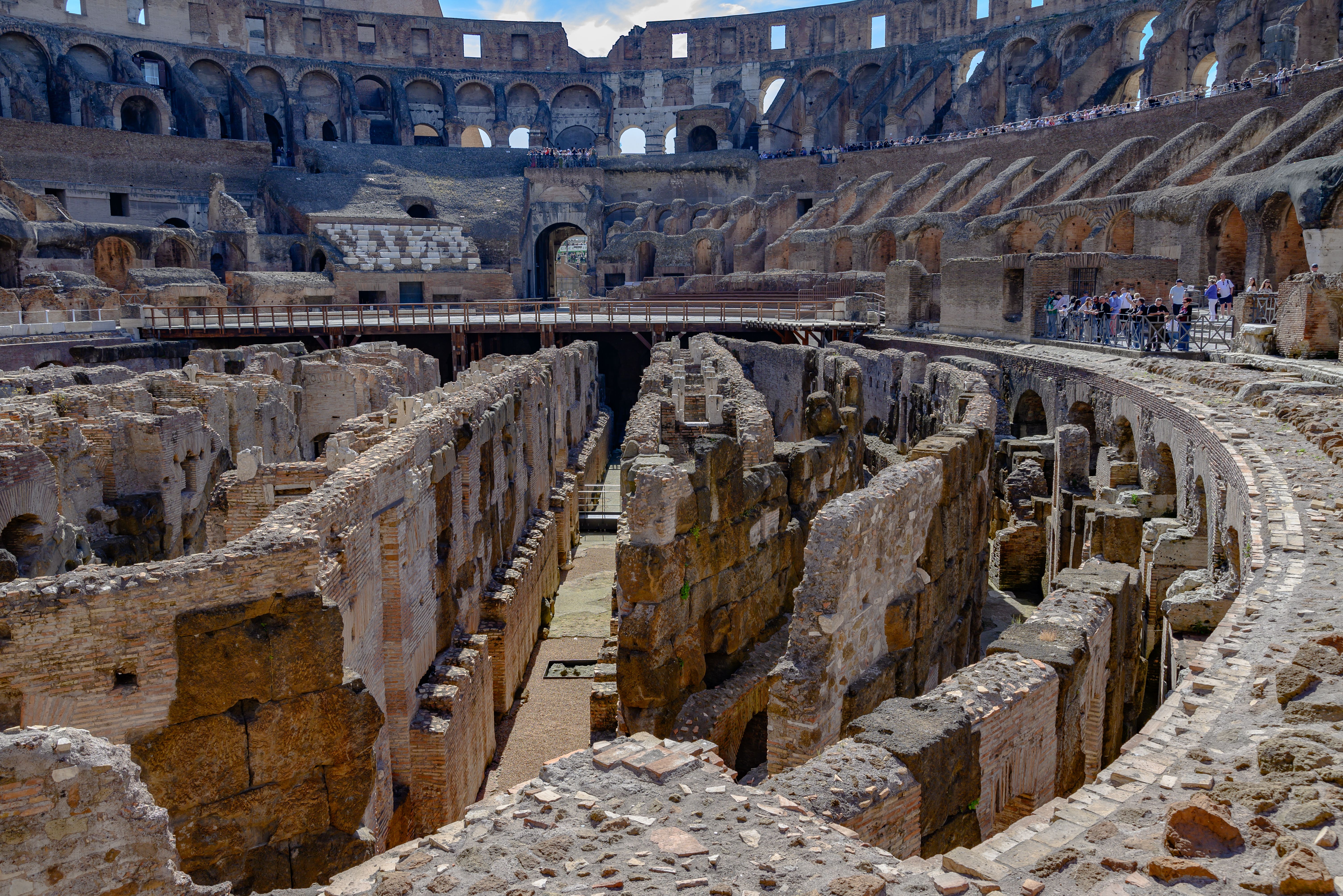 Ancient Roman Colosseum Interior in Rome · Free Stock Photo