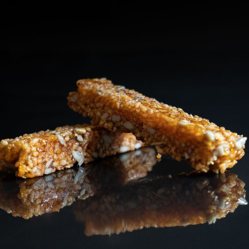 Toasted Chickpea Flour Brittle