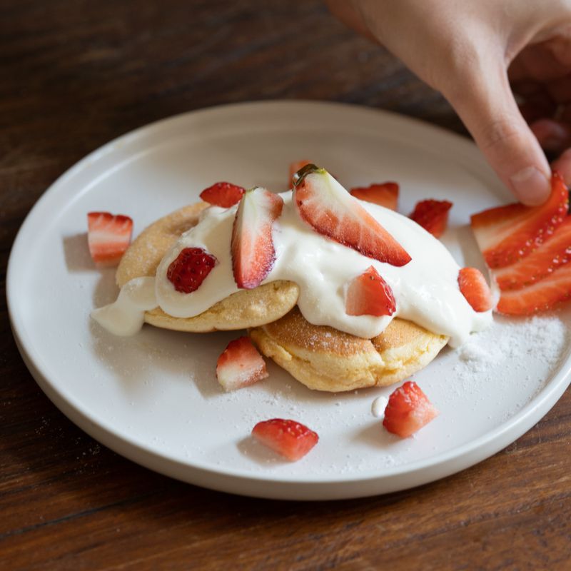 Whole Grain Spelt Strawberry Shortcake Rounds