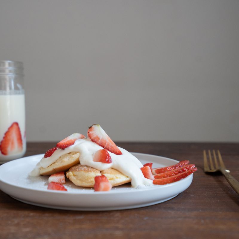 Almond Flour Strawberry Shortcake Loaf