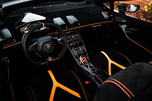 A Lamborghini Car Interior