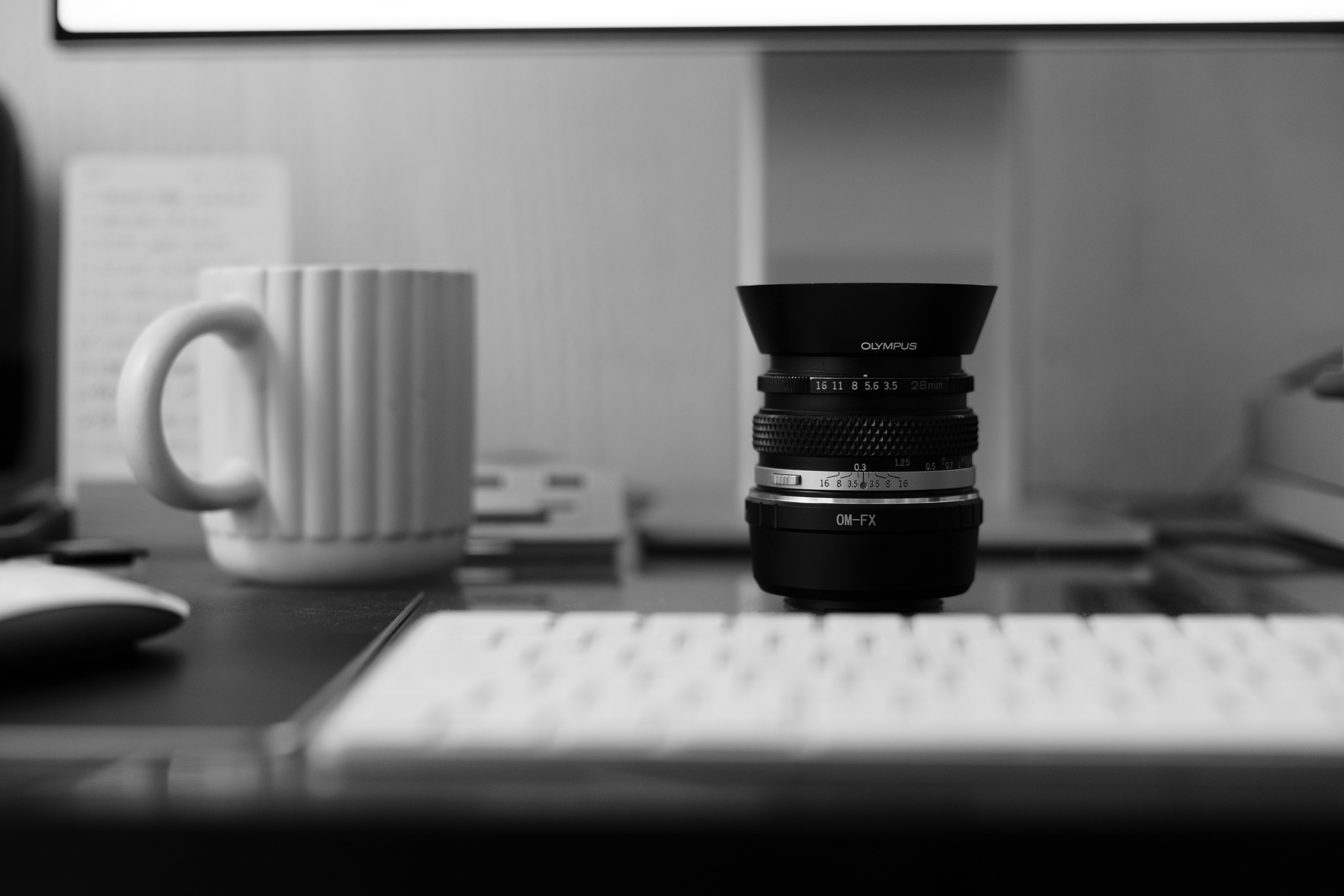 Converting images to black and white with contrast and texture