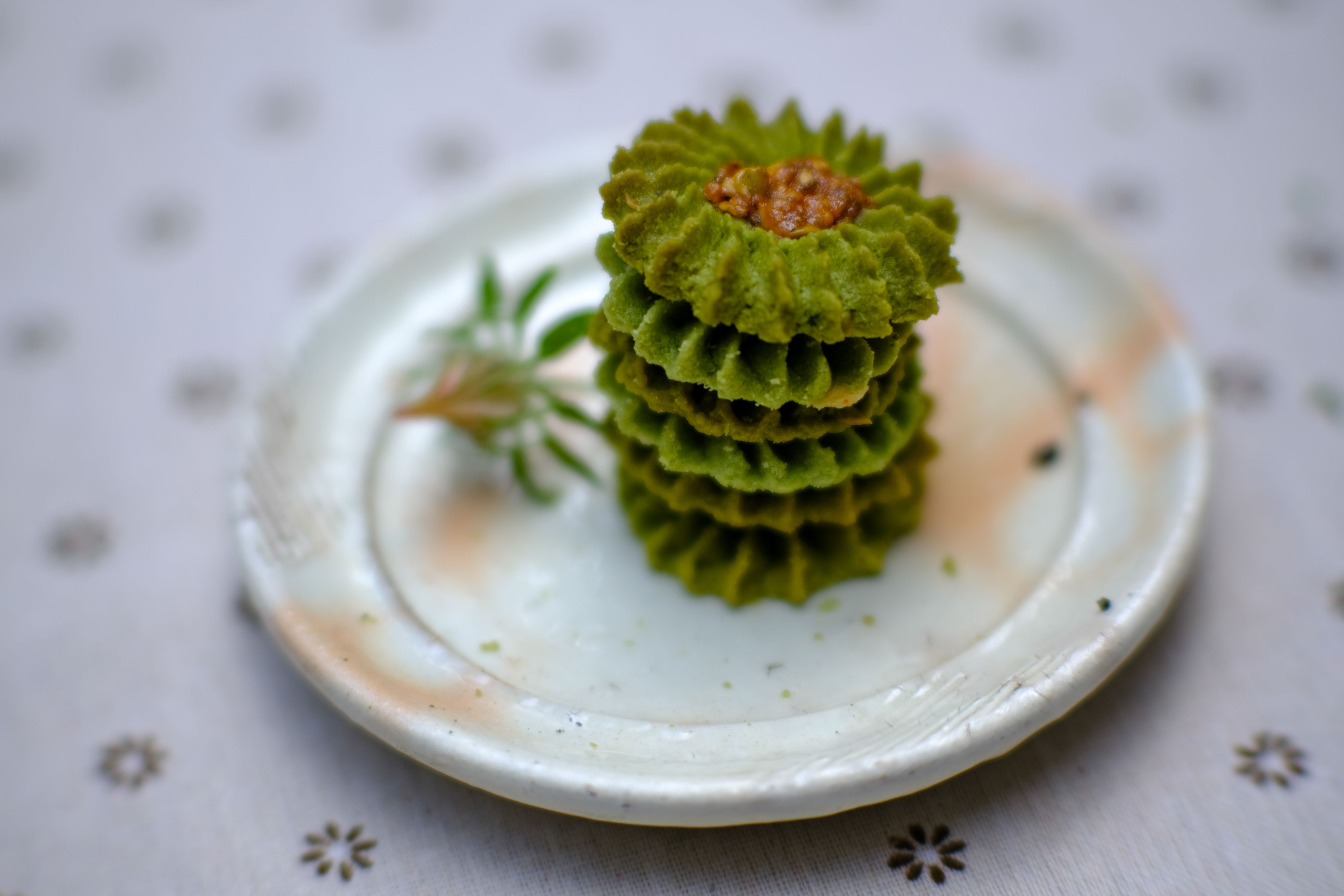 Traditional Vietnamese Cookies on Ceramic Plate · Free Stock Photo