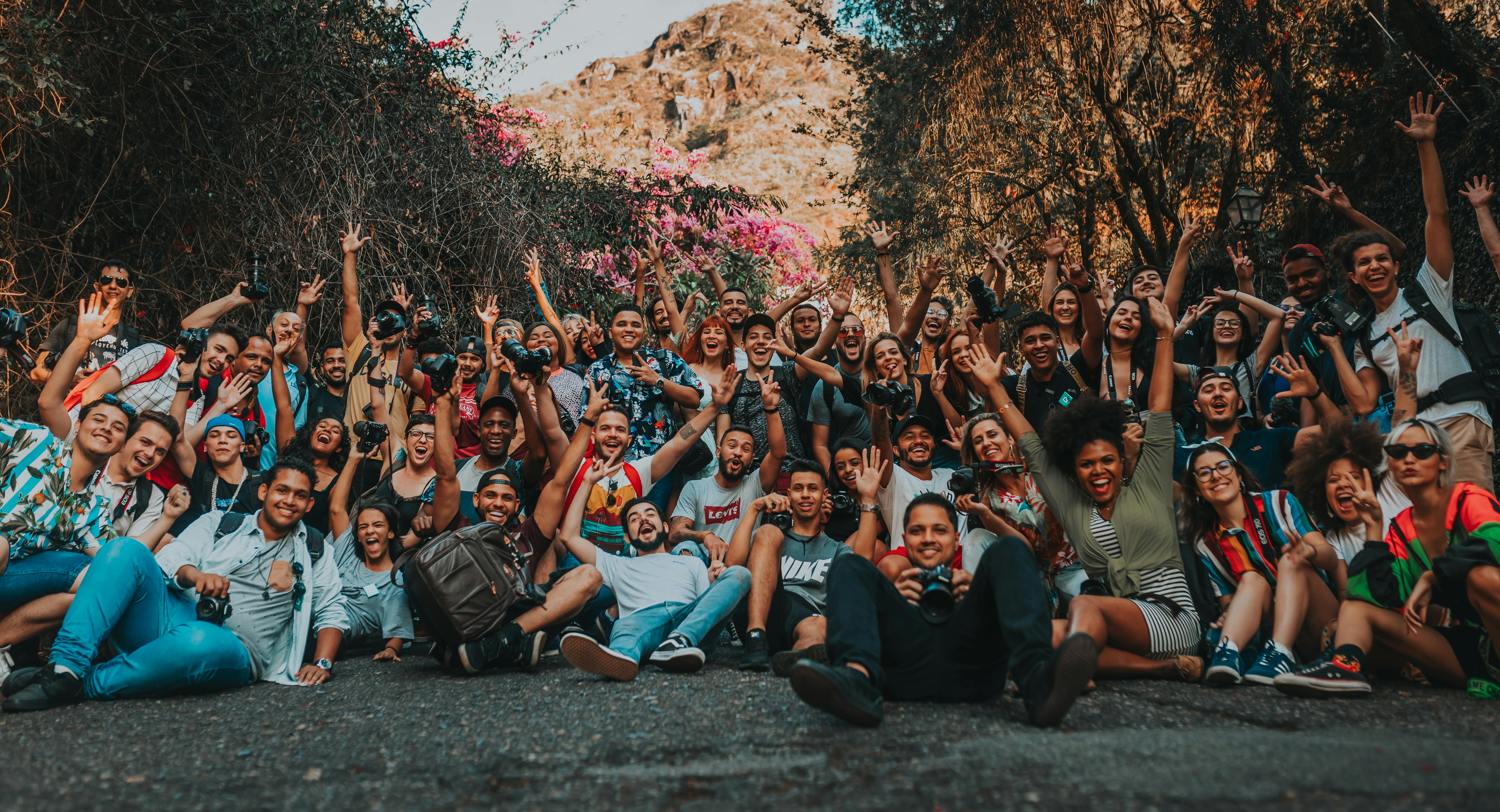 Friends Posing Together · Free Stock Photo