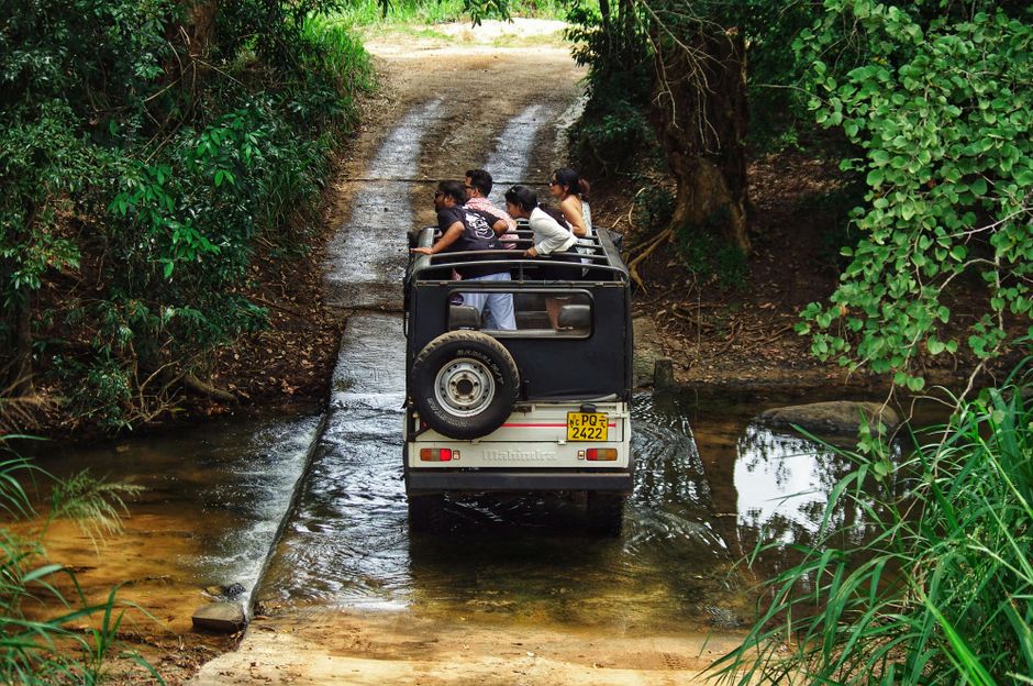Safari jeep adventure in East Africa