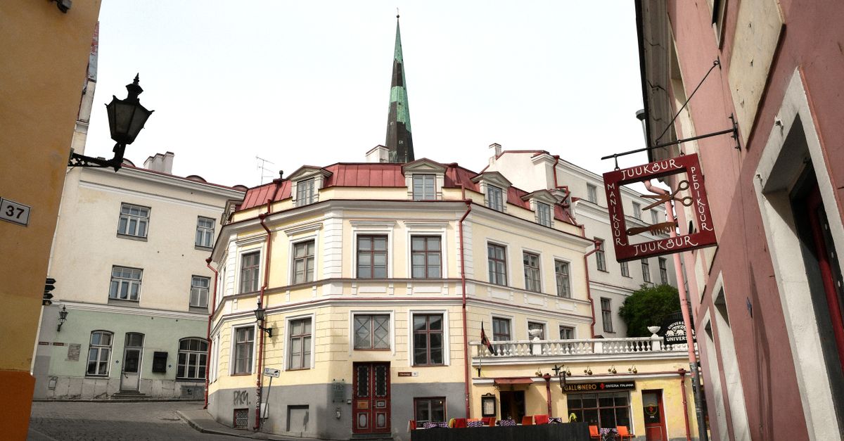 Estonian parliament building Tallinn