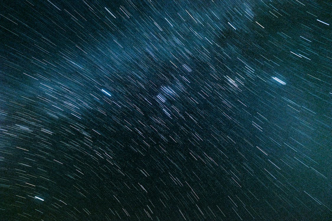 Long Exposure Photo of Starry Sky