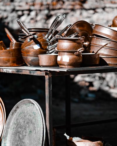Copper pans