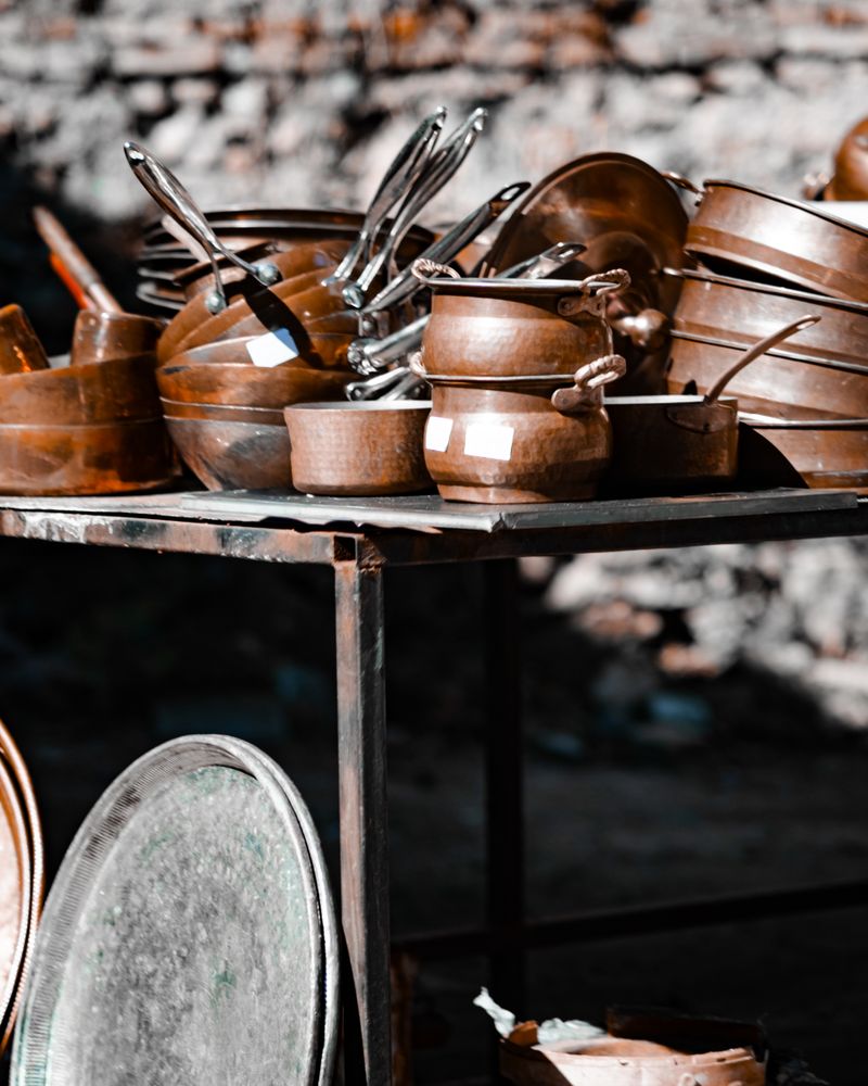 Copper pans