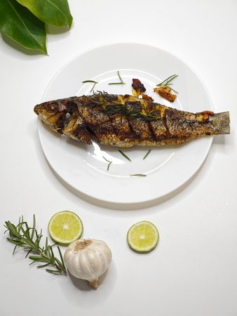 Grilled Whole Branzino