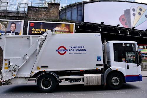 Foto stok gratis dump truck, London, sampah